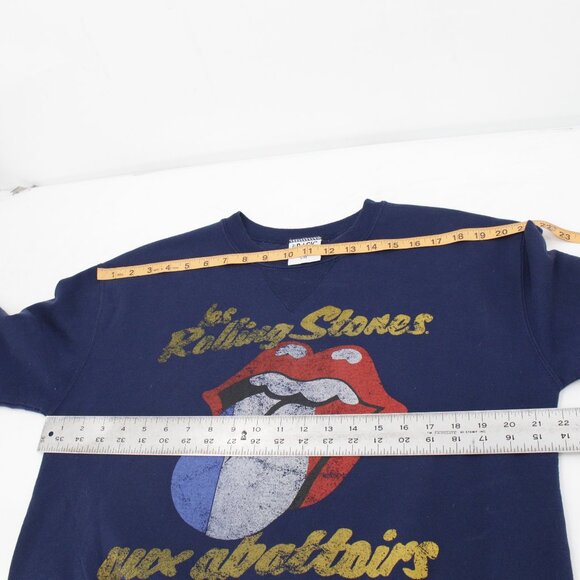 Vintage rolling stones aux abattoirs paris june 1976 sweatshirt womens large - Picture 12 of 12
